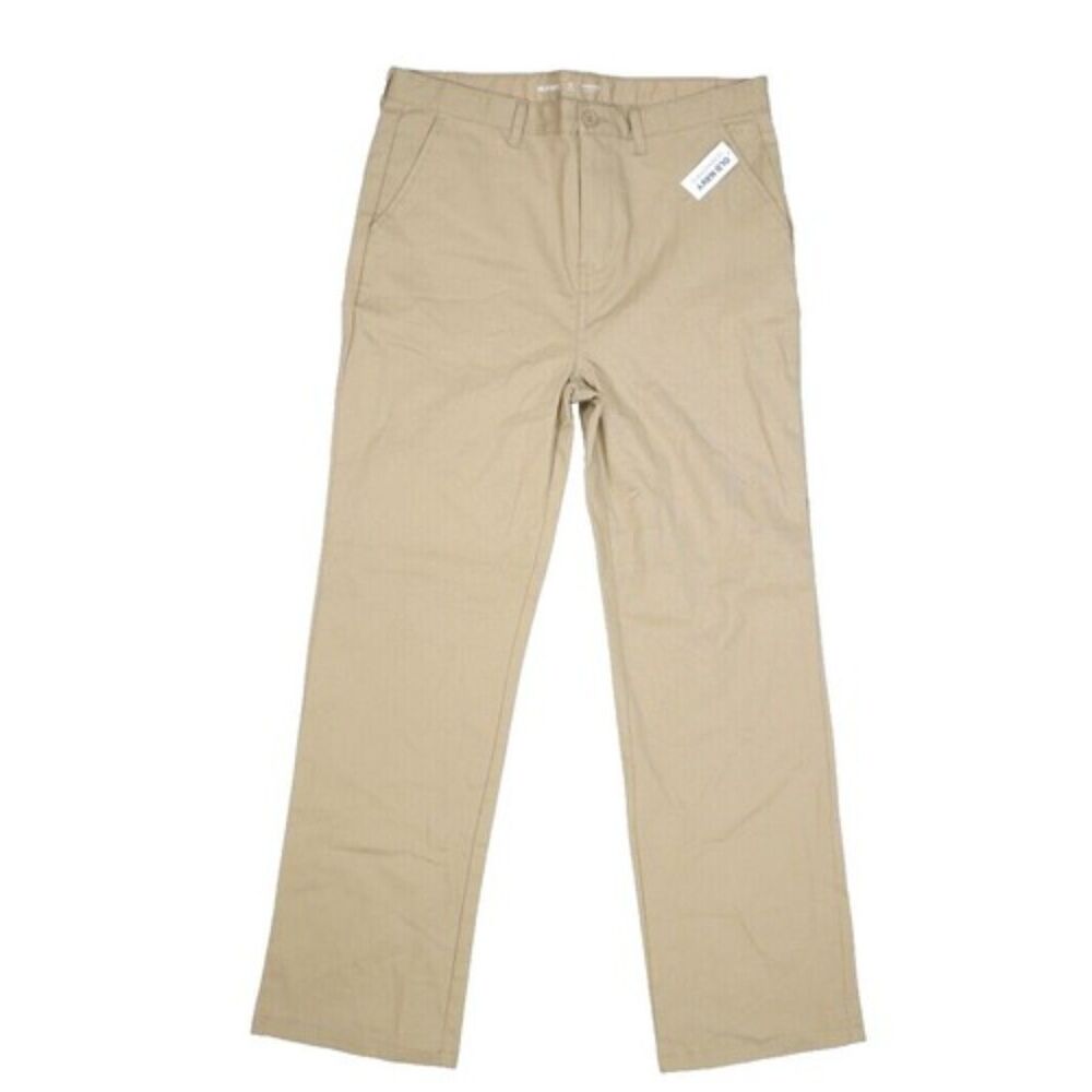 NWT Old Navy Taylor High-Rise Straight Leg Trouser Pants Beige Tan Size XL Tall